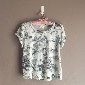 Anthropologie T.La Cuffed Tee sz S